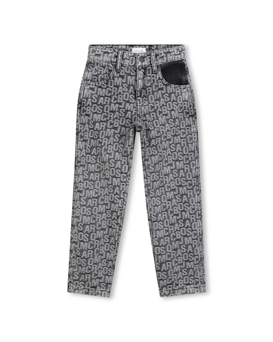 Черные хлопковые джинсы для девочек Marc Jacobs
Черные хлопковые джинсы для девочек Marc Jacobs