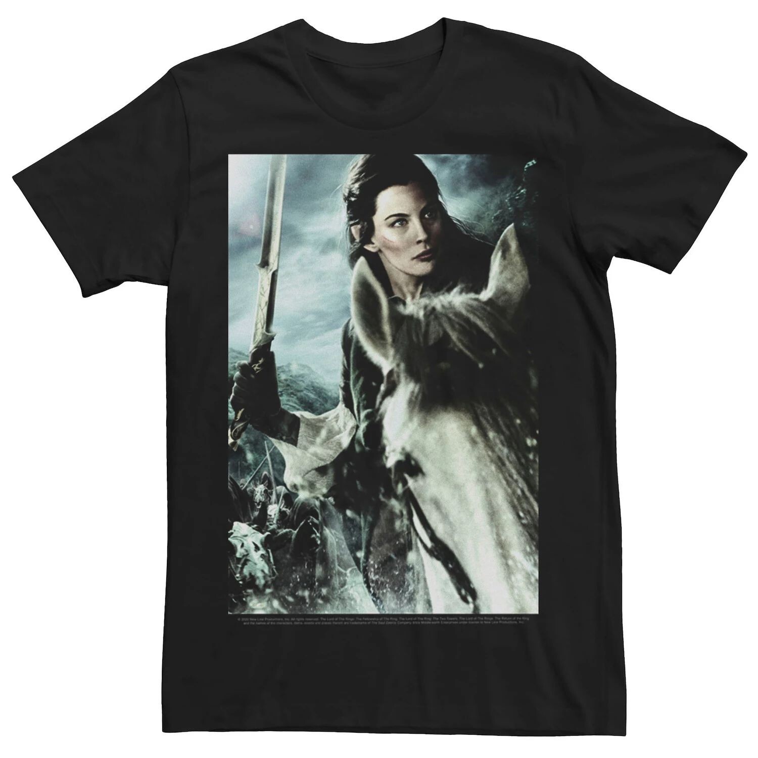 Мужская футболка с плакатом «Властелин колец Арвен» Licensed Character
Мужская футболка с плакатом «Властелин колец Арвен» Licensed Character