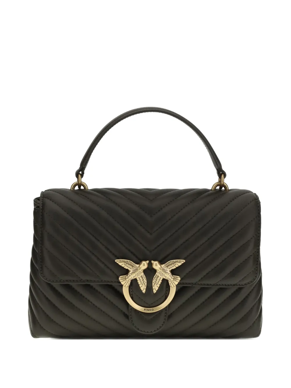 Сумка-тоут Love с узором "елочка" Pinko, зеленый
Сумка-тоут Love с узором "елочка" Pinko, зеленый