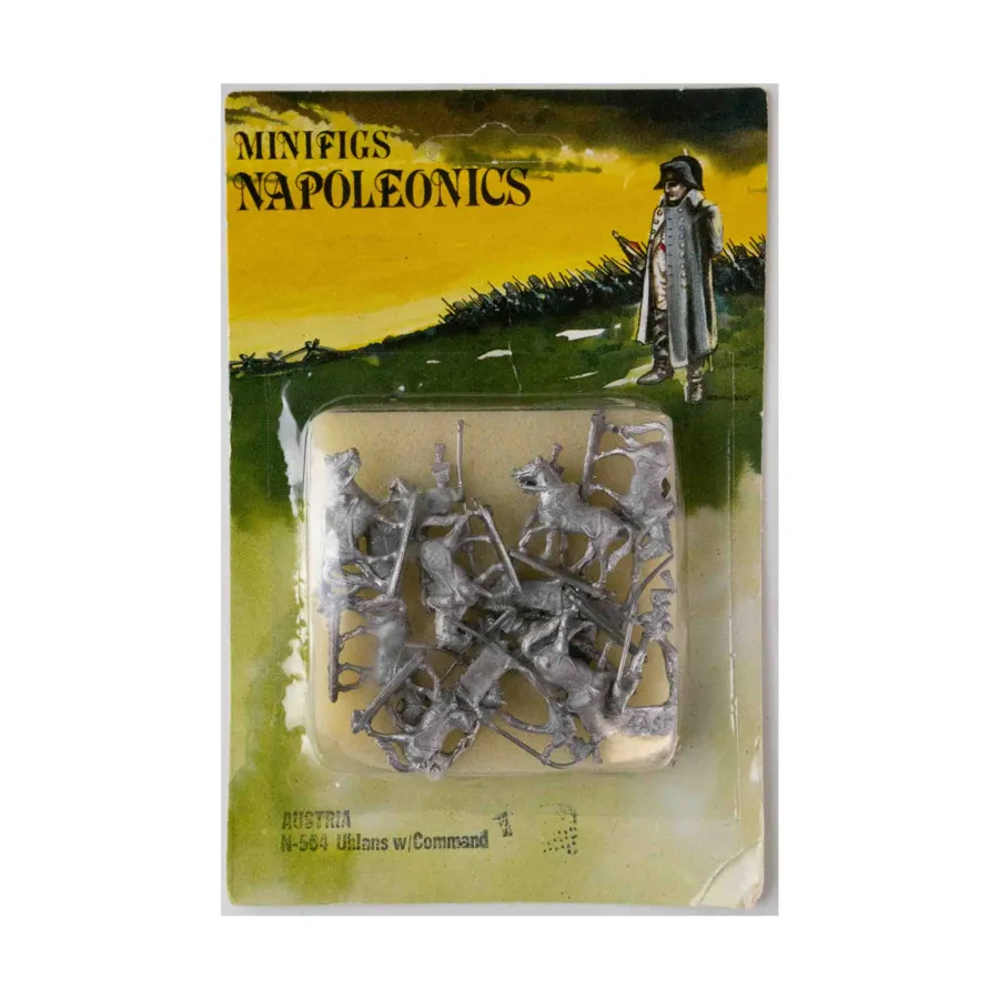 Уланы с командованием, Napoleonic Miniatures - Austrian (15mm) (Minifigs)
Уланы с командованием, Napoleonic Miniatures - Austrian (15mm) (Minifigs)