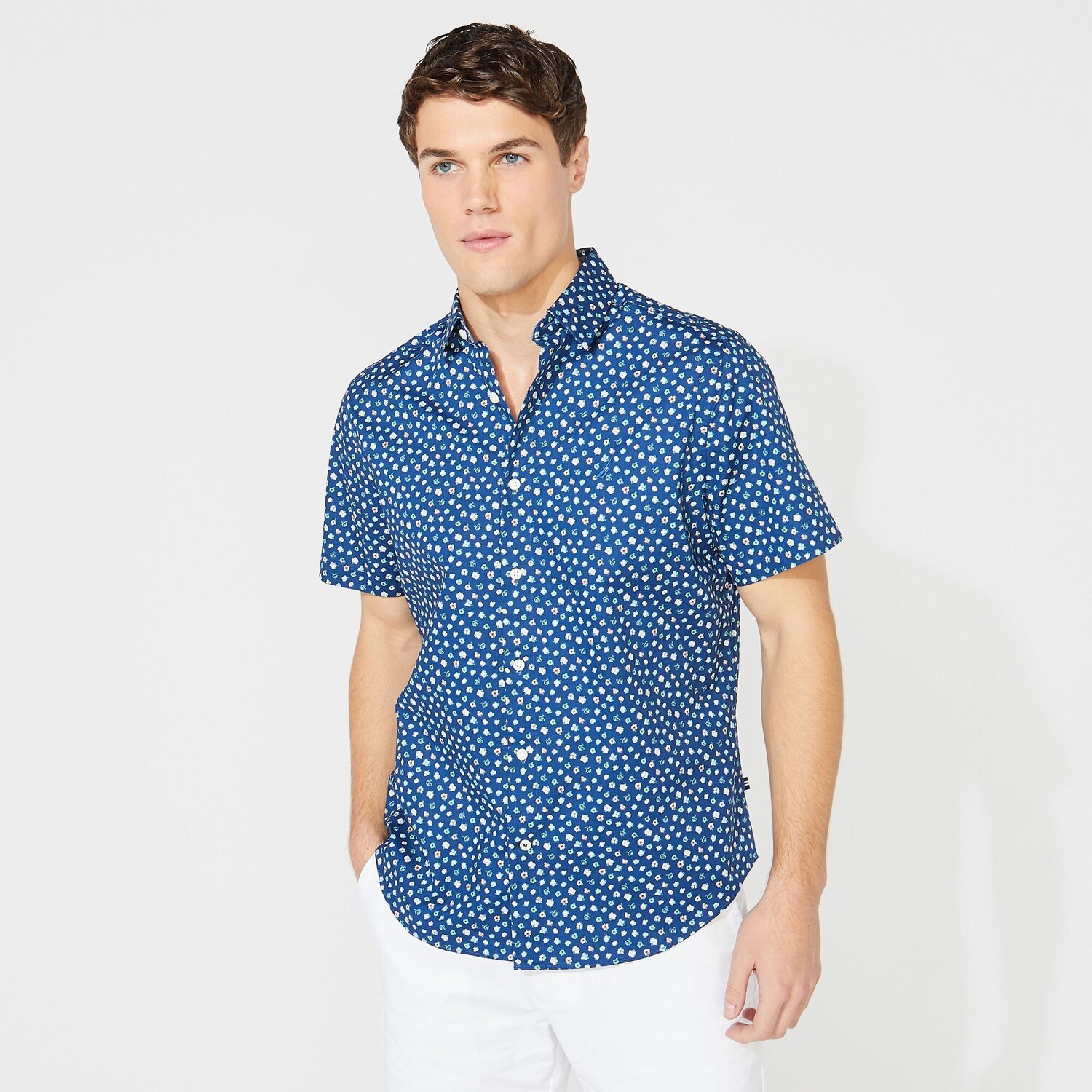 Мужская рубашка классического кроя Nautica с цветочным принтом Big & Tall, цвет Estate Blue
Мужская рубашка классического кроя Nautica с цветочным принтом Big & Tall, цвет Estate Blue