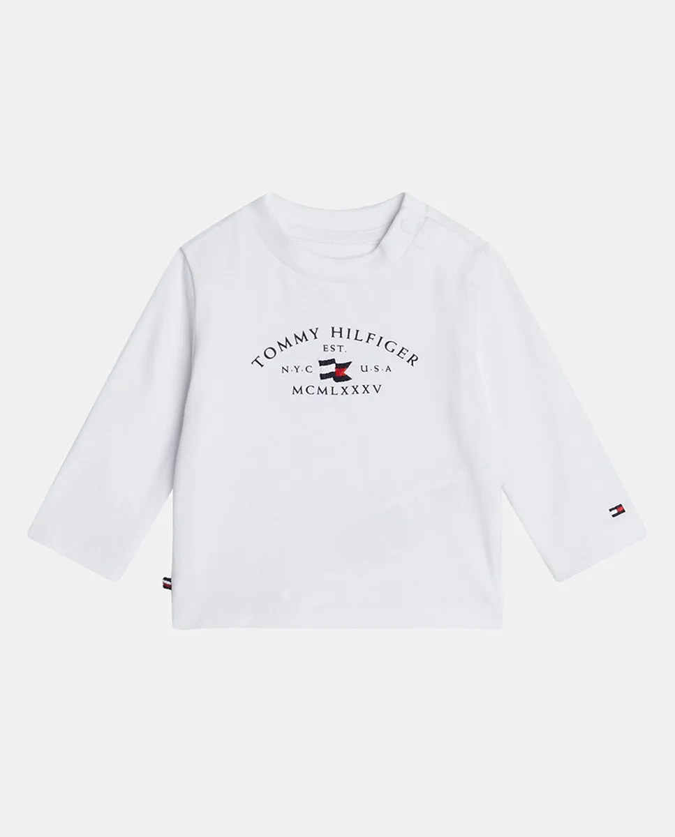 Футболка с длинными рукавами и круглым вырезом для мальчика Tommy Hilfiger, белый
Футболка с длинными рукавами и круглым вырезом для мальчика Tommy Hilfiger, белый