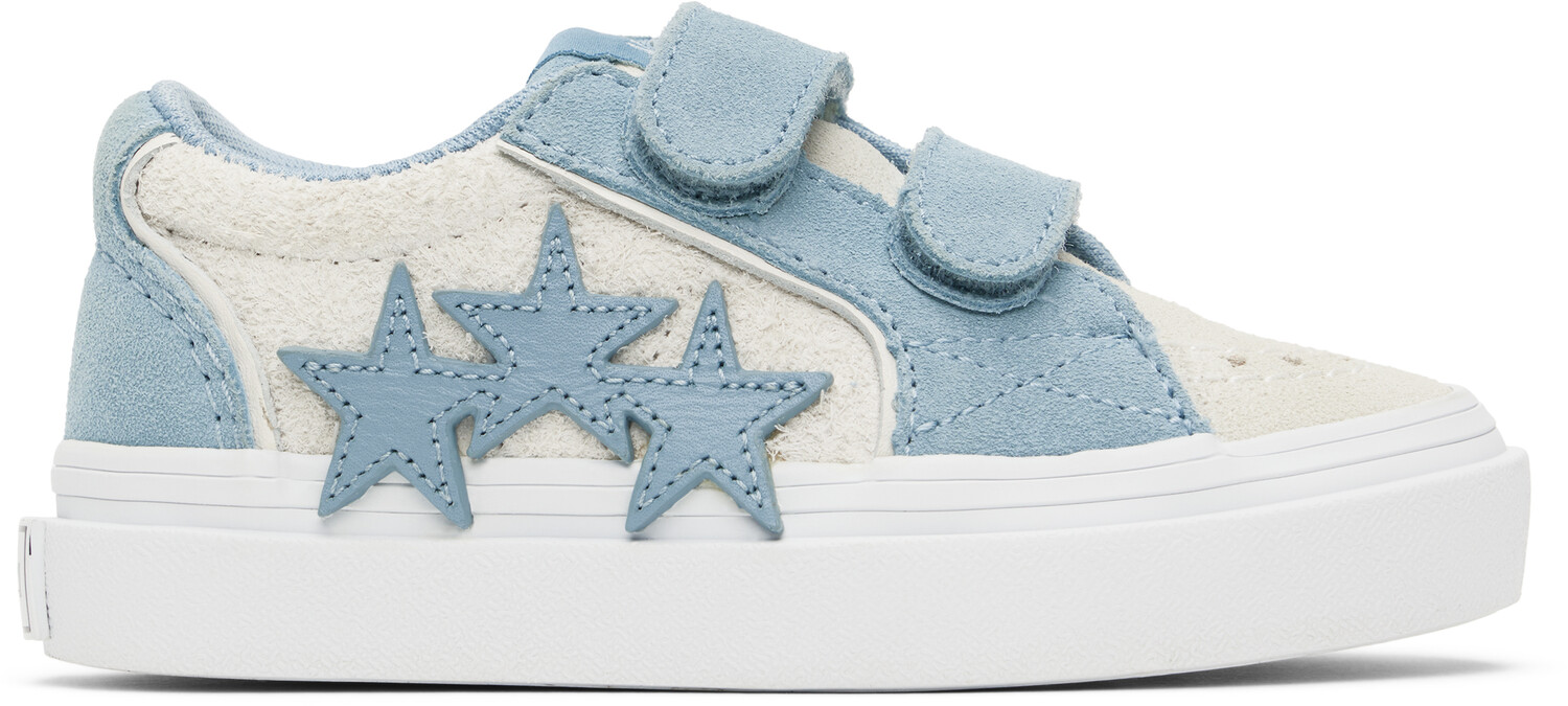 Детские низкие кеды Sunset Skate в синих и кремовых тонах AMIRI
Детские низкие кеды Sunset Skate в синих и кремовых тонах AMIRI