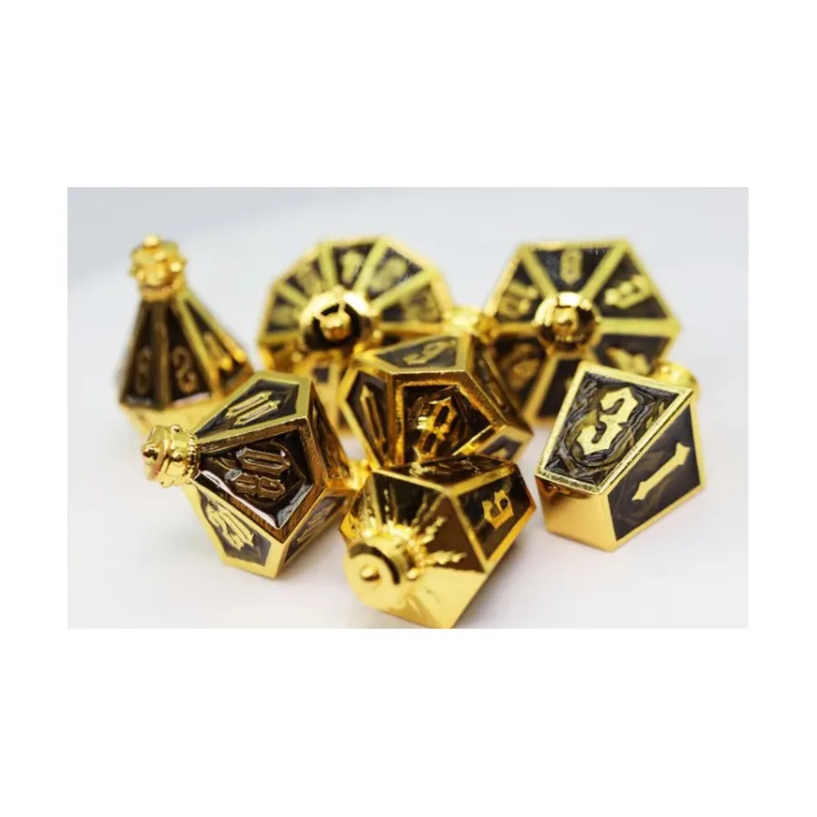 Поликомплект — Золотое земляное пламя (7), Dice Sets - Metal - Moonlit Lantern
Поликомплект — Золотое земляное пламя (7), Dice Sets - Metal - Moonlit Lantern