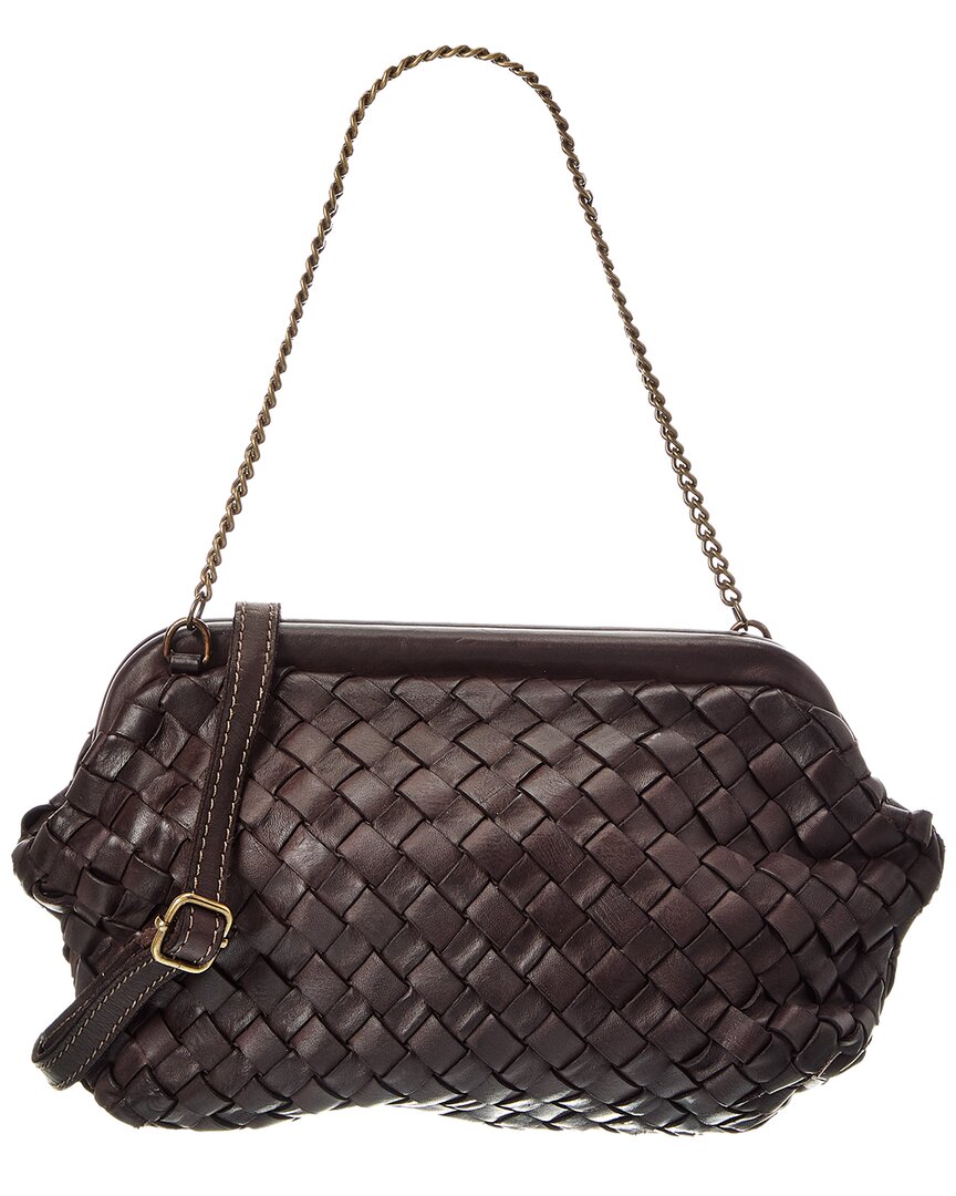 Клатч Isabella Rossetti Quincy из плетеной вручную кожи, коричневый
Клатч Isabella Rossetti Quincy из плетеной вручную кожи, коричневый