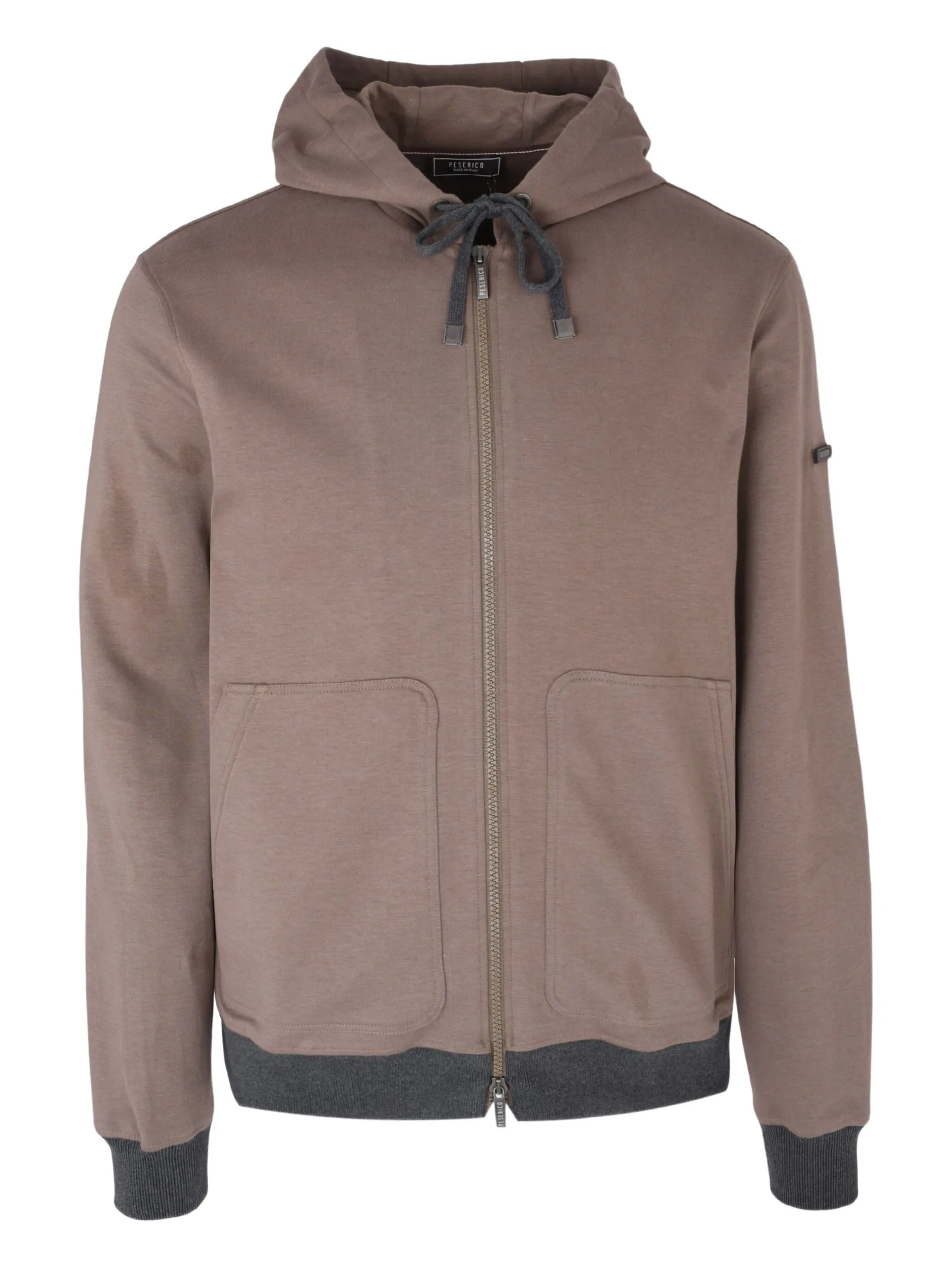 Куртка на молнии с капюшоном Peserico, коричневый
Куртка на молнии с капюшоном Peserico, коричневый