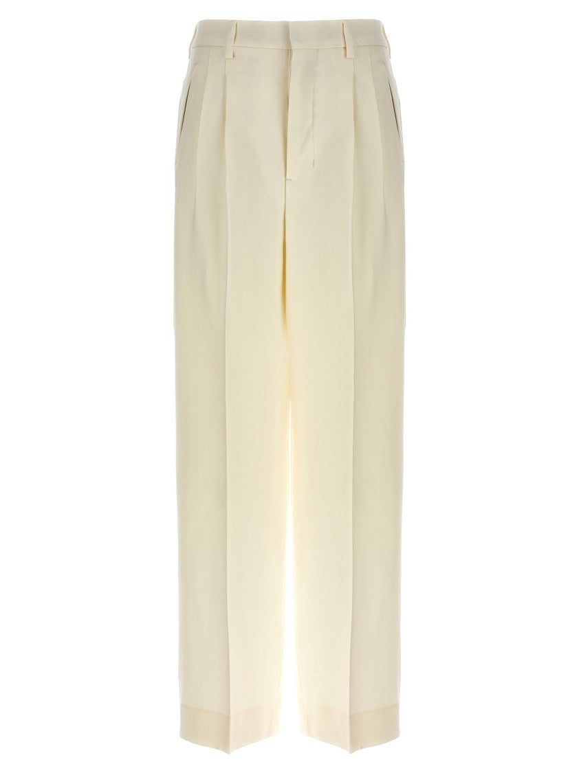 Шерстяные брюки с передними складками Ami, Neutrals
Шерстяные брюки с передними складками Ami, Neutrals