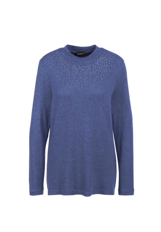 Короткий размер: приятная мягкая рубашка с блестящими камнями Goldner, мультиколор
Короткий размер: приятная мягкая рубашка с блестящими камнями Goldner, мультиколор