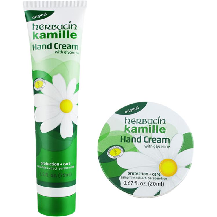 Маленькая ромашка классический крем для рук набор для увлажнения 75мл+4,8г+20мл*3 Herbacin
Маленькая ромашка классический крем для рук набор для увлажнения 75мл+4,8г+20мл*3 Herbacin