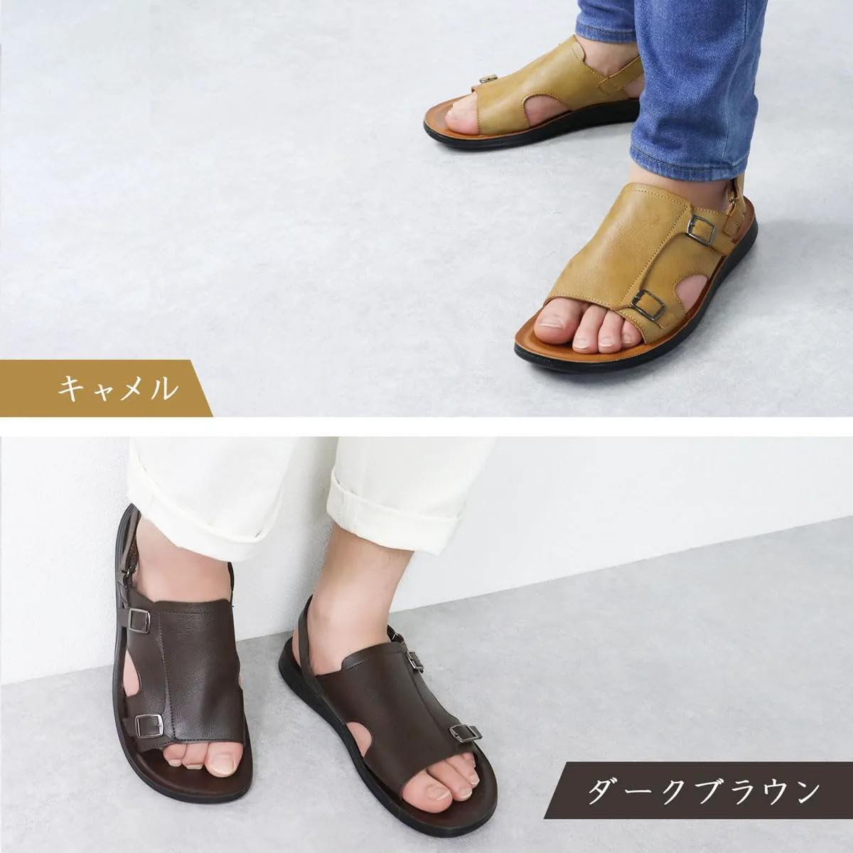 Мужские легкие сандалии с двойной пряжкой на щиколотке AAA+, коричневый
Мужские легкие сандалии с двойной пряжкой на щиколотке AAA+, коричневый