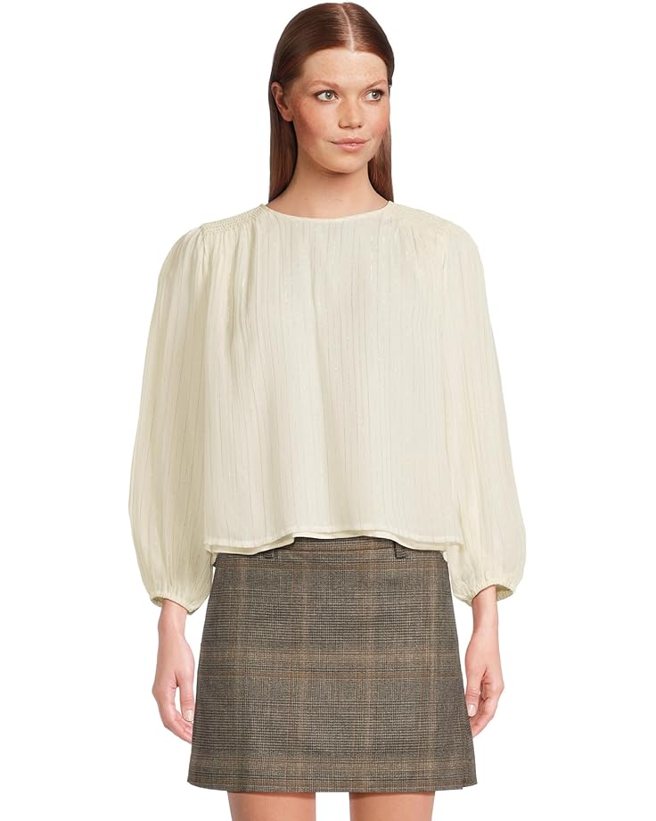 Женская блузка Michael Stars Dolly со сборчатыми деталями, Ivory Combo
Женская блузка Michael Stars Dolly со сборчатыми деталями, Ivory Combo