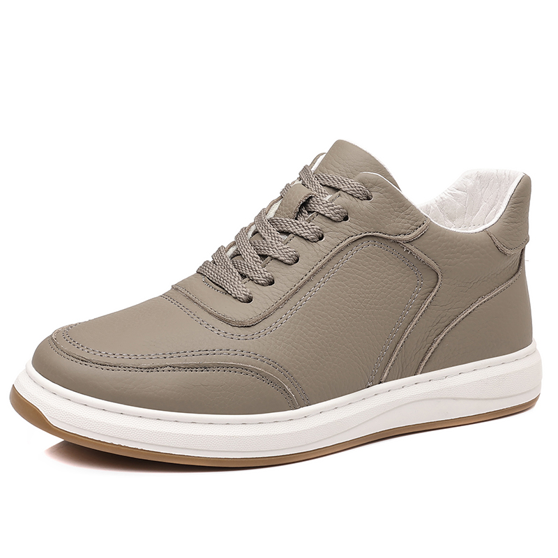 KACHILANG Серые термоскейтерские кроссовки мидтоп для мужчин, цвет Gray 
KACHILANG Серые термоскейтерские кроссовки мидтоп для мужчин, цвет Gray