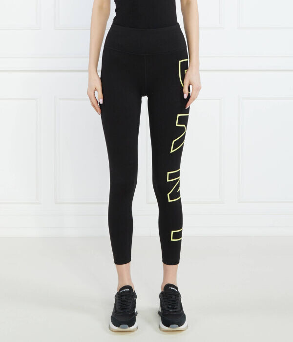 Леггинсы женские Dkny Sport с большим логотипом бренда, черный 
Леггинсы женские Dkny Sport с большим логотипом бренда, черный