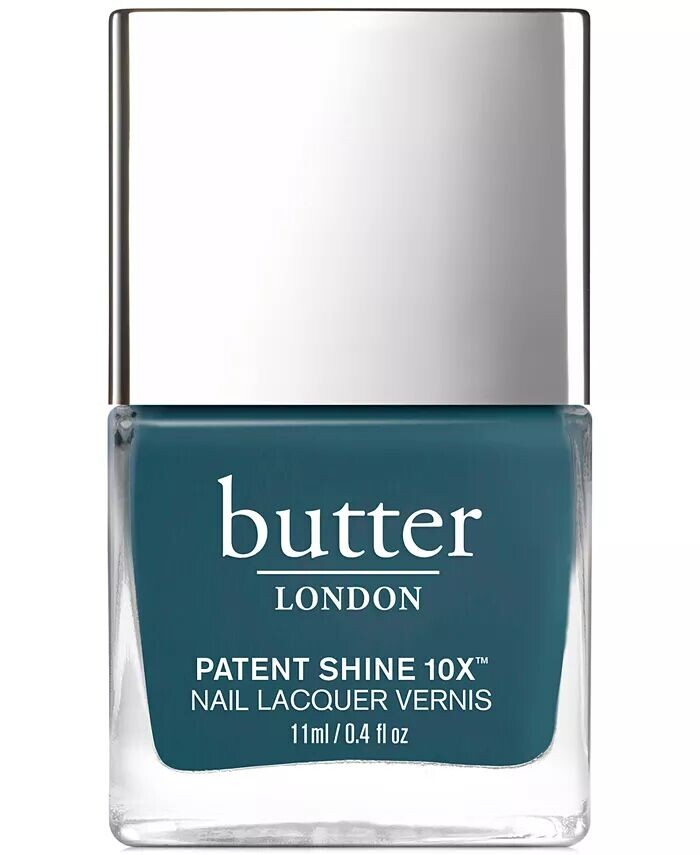 Лак для ногтей Patent Shine 10X, 0,4 унции Butter London, цвет Bang On! (deep teal crème)
Лак для ногтей Patent Shine 10X, 0,4 унции Butter London, цвет Bang On! (deep teal crème)