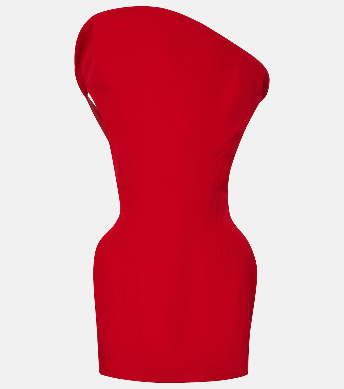 Асимметричное мини-платье из смесового хлопка Magda Butrym, красный
Асимметричное мини-платье из смесового хлопка Magda Butrym, красный