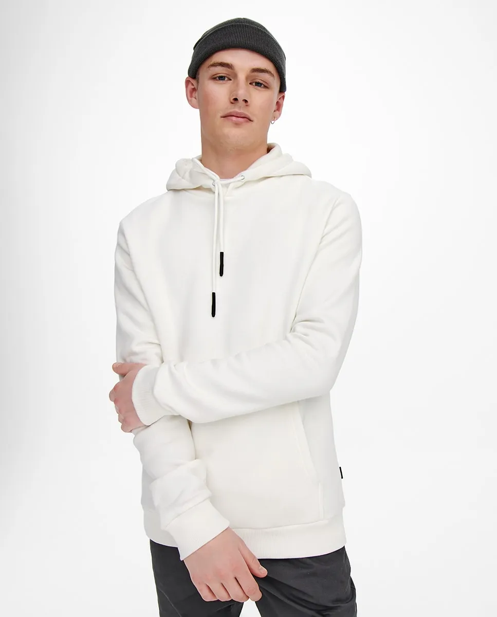 Мужская толстовка с капюшоном Only & Sons, белый
Мужская толстовка с капюшоном Only & Sons, белый