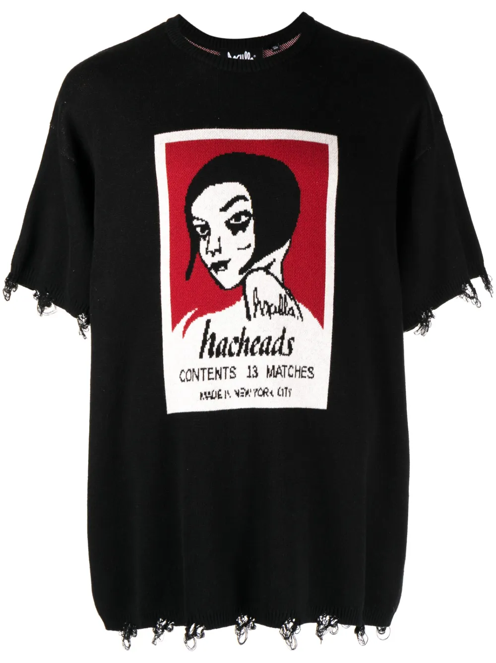 Джемпер Hacheads вязки интарсия с прорезями Haculla, черный
Джемпер Hacheads вязки интарсия с прорезями Haculla, черный