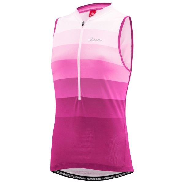 Женская велосипедная майка без рукавов с полумолнией, радужная - веломайка Löffler, фиолетовый
Женская велосипедная майка без рукавов с полумолнией, радужная - веломайка Löffler, фиолетовый