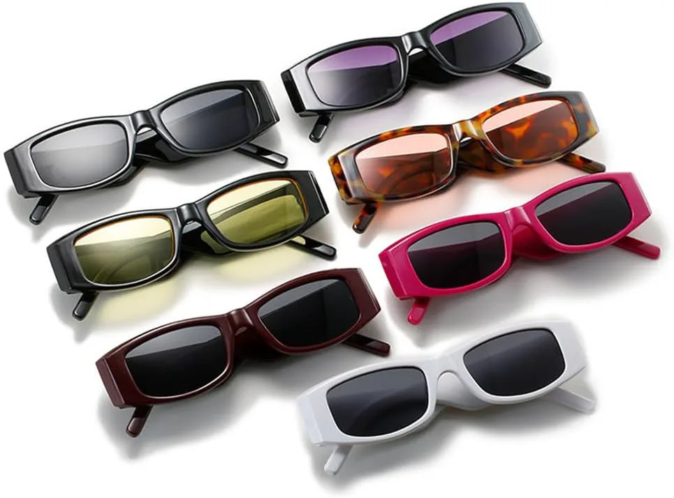 Модные прямоугольные солнцезащитные очки для мужчин и женщин, роскошные солнцезащитные очки в широкой оправе, винтажные, маленькие, черные TYUVIVO, Black Yellow
Модные прямоугольные солнцезащитные очки для мужчин и женщин, роскошные солнцезащитные очки в широкой оправе, винтажные, маленькие, черные TYUVIVO, Black Yellow