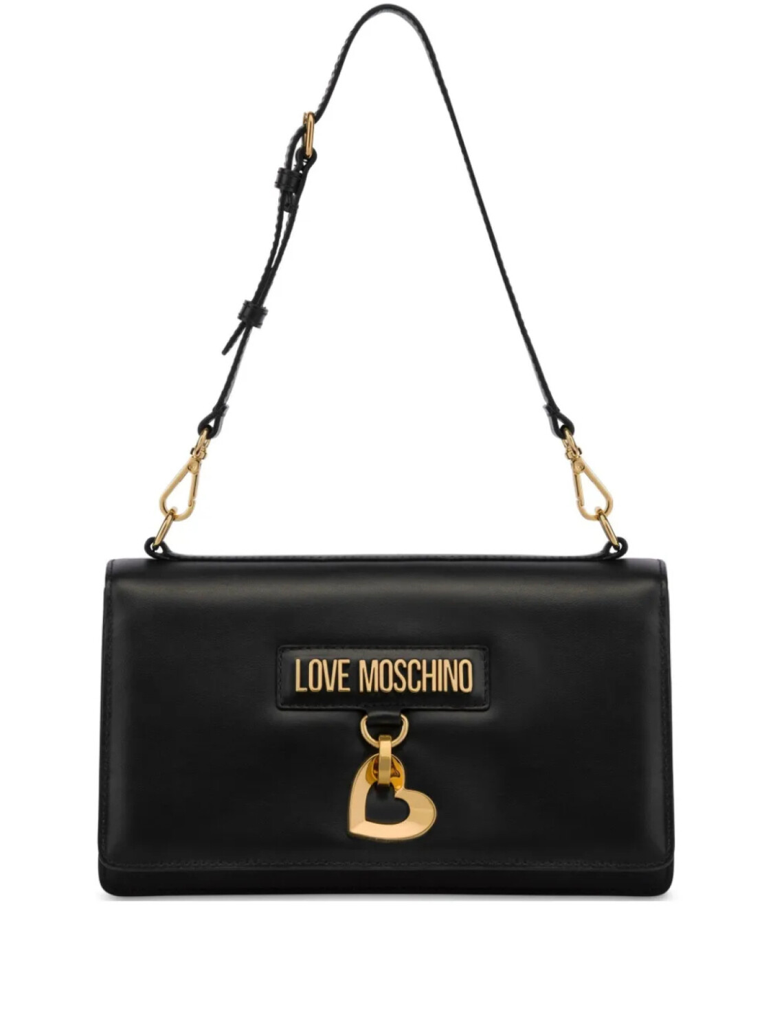 Love Moschino сумка на плечо с логотипом, черный 
Love Moschino сумка на плечо с логотипом, черный