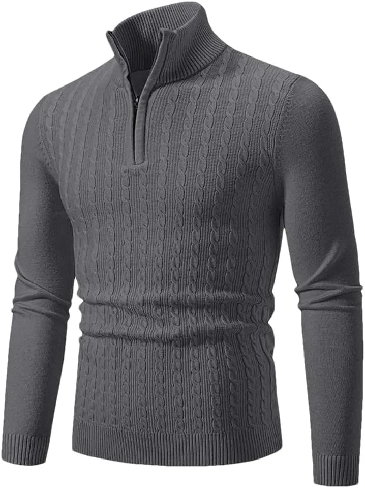 Зимний мужской свитер с воротником-стойкой, большой размер, однотонный, теплый Dcvmvmn
Зимний мужской свитер с воротником-стойкой, большой размер, однотонный, теплый Dcvmvmn