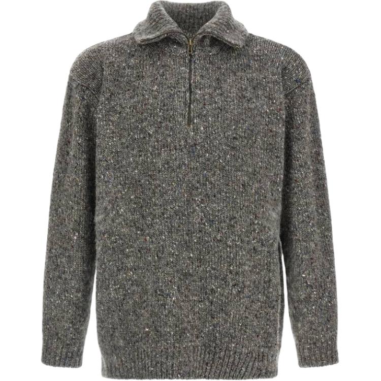 Maison Margiela Мужской свитер серого цвета с умеренным лацканом
Maison Margiela Мужской свитер серого цвета с умеренным лацканом