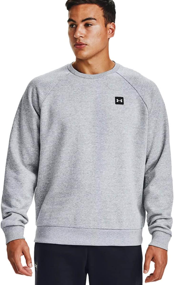 Мужская флисовая футболка Under Armour Rival с круглым вырезом, Mod Gray Light Heather (011)/Onyx White, Белый, Мужская флисовая футболка Under Armour Rival с круглым вырезом, Mod Gray Light Heather (011)/Onyx White
Мужская флисовая футболка Under Armour Rival с круглым вырезом, Mod Gray Light Heather (011)/Onyx White, Белый, Мужская флисовая футболка Under Armour Rival с круглым вырезом, Mod Gray Light Heather (011)/Onyx White