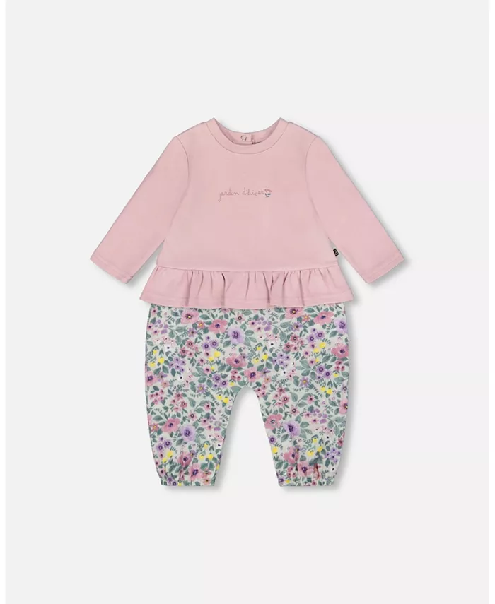 Комбинезон для девочки из хлопка и двух материалов, нейтрально-фиолетовый, для малышей Deux par Deux
Комбинезон для девочки из хлопка и двух материалов, нейтрально-фиолетовый, для малышей Deux par Deux