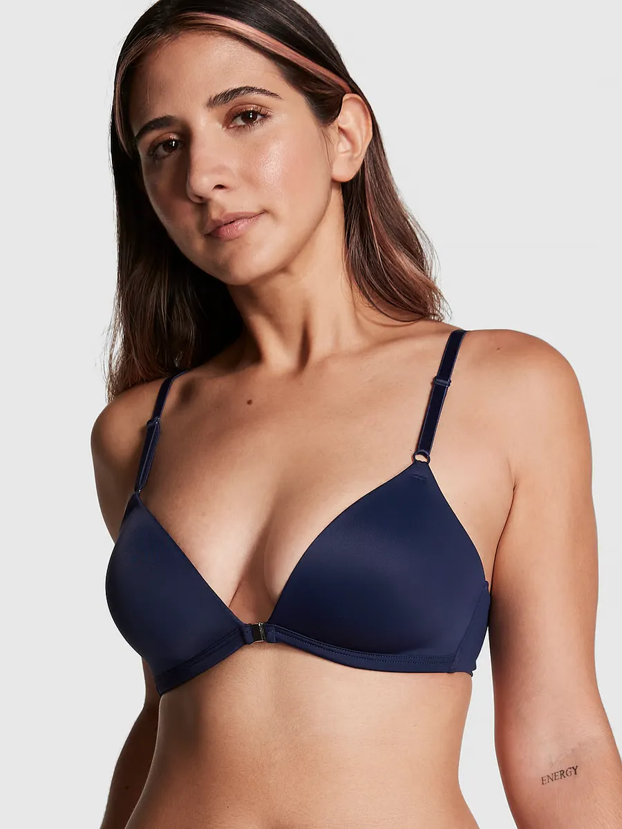 Беспроводной бюстгальтер с застежкой спереди Adaptive Wear Everywhere Pink Wear Everywhere, цвет Midnight Navy
Беспроводной бюстгальтер с застежкой спереди Adaptive Wear Everywhere Pink Wear Everywhere, цвет Midnight Navy