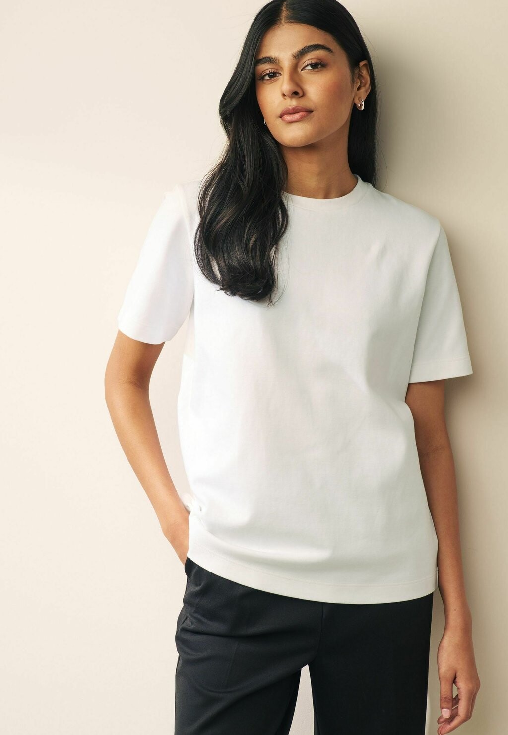 Футболка базовая SHORT SLEEVE HEAVYWEIGHT 2 PACK Next, цвет black white 
Футболка базовая SHORT SLEEVE HEAVYWEIGHT 2 PACK Next, цвет black white