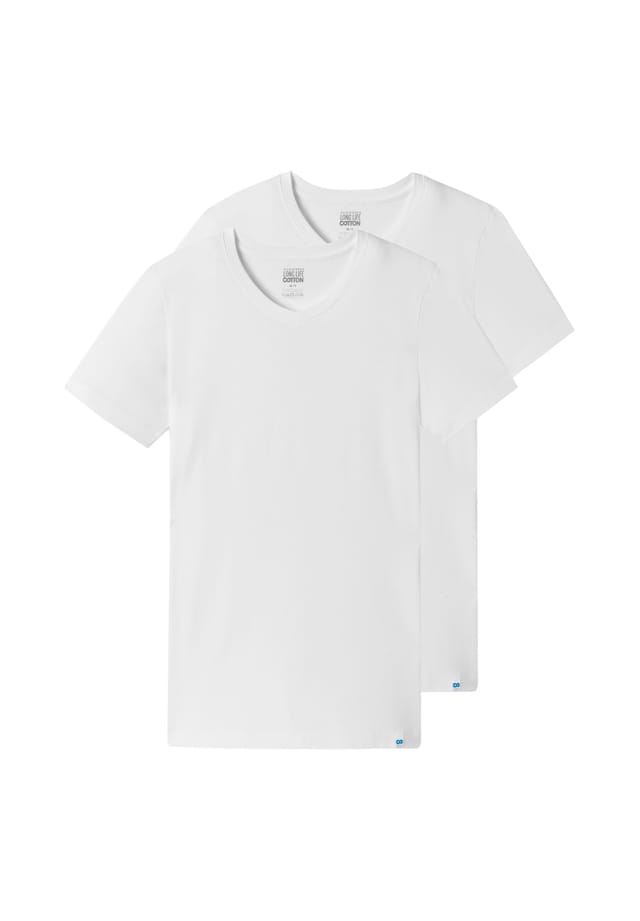 Майка / рубашка с коротким рукавом 2 шт. в упаковке долговечный хлопок Schiesser, белый
Майка / рубашка с коротким рукавом 2 шт. в упаковке долговечный хлопок Schiesser, белый