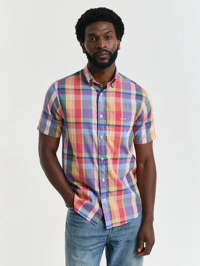 Хлопковая рубашка Regular Fit в клетку Madras GANT, Peachy Orange/Multi
Хлопковая рубашка Regular Fit в клетку Madras GANT, Peachy Orange/Multi