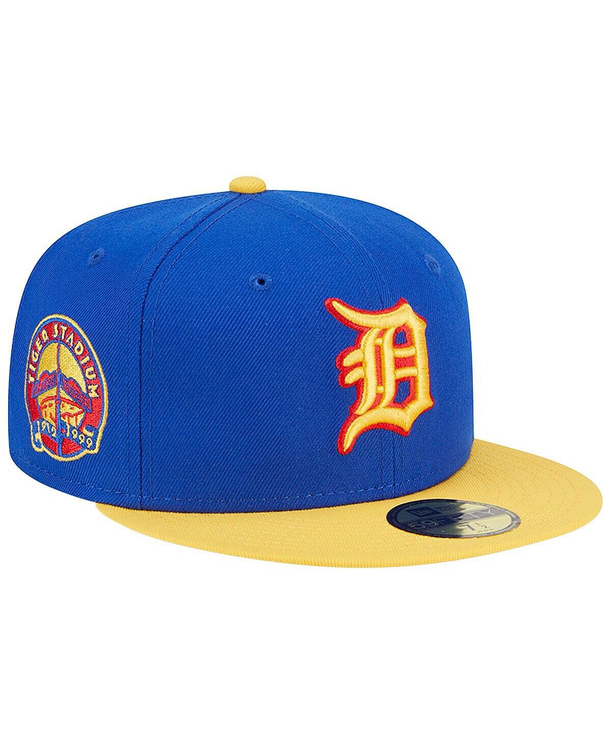 Мужская королевская желтая приталенная шляпа Detroit Tigers Empire 59FIFTY New Era 
Мужская королевская желтая приталенная шляпа Detroit Tigers Empire 59FIFTY New Era