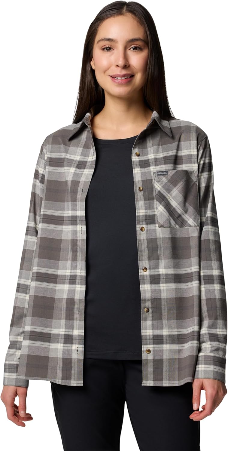 Columbia Womens Port Hope Peak Flannel, Titanium Ii
Columbia Womens Port Hope Peak Flannel, Titanium Ii