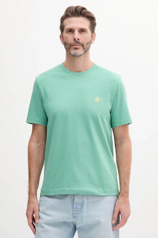 Хлопковая футболка Tommy Hilfiger, зеленый
Хлопковая футболка Tommy Hilfiger, зеленый