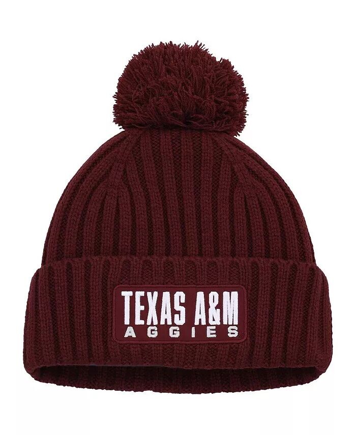 Мужская темно-бордовая вязаная шапка Texas A&M Aggies Modern в рубчик с манжетами и помпоном Adidas, красный
Мужская темно-бордовая вязаная шапка Texas A&M Aggies Modern в рубчик с манжетами и помпоном Adidas, красный