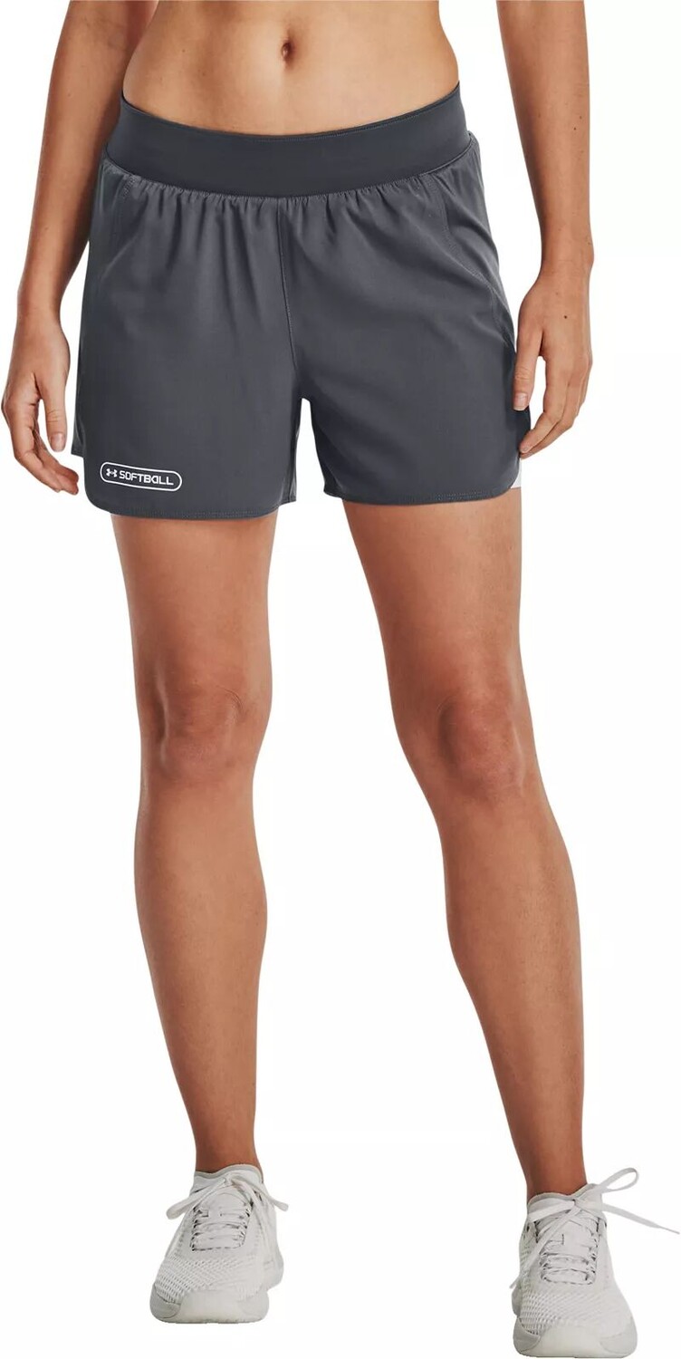 Женские шорты 2-в-1 для софтбола Under Armour, серый
Женские шорты 2-в-1 для софтбола Under Armour, серый