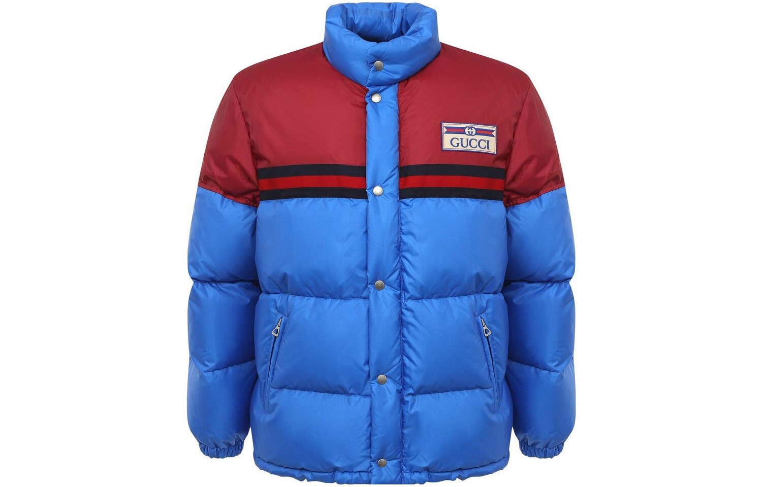 Мужской пуховик Gucci, синий/красный
Мужской пуховик Gucci, синий/красный