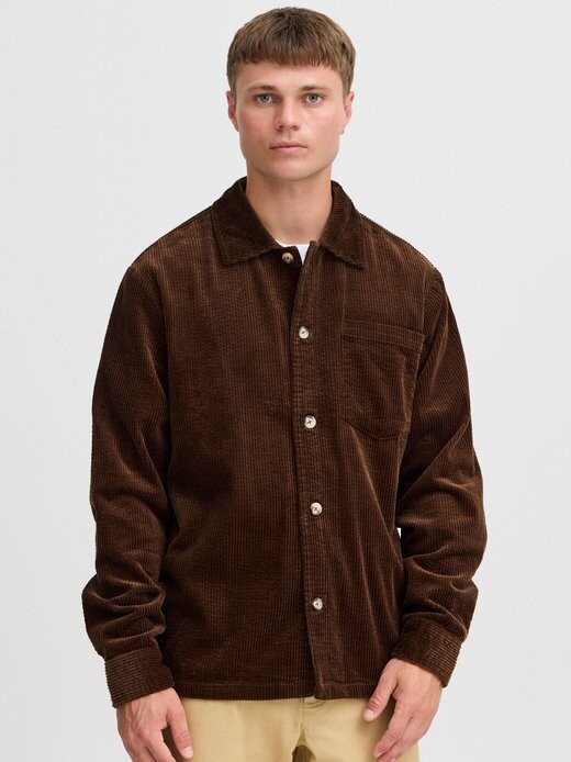 Рубашка с длинным рукавом Solid, коричневый
Рубашка с длинным рукавом Solid, коричневый