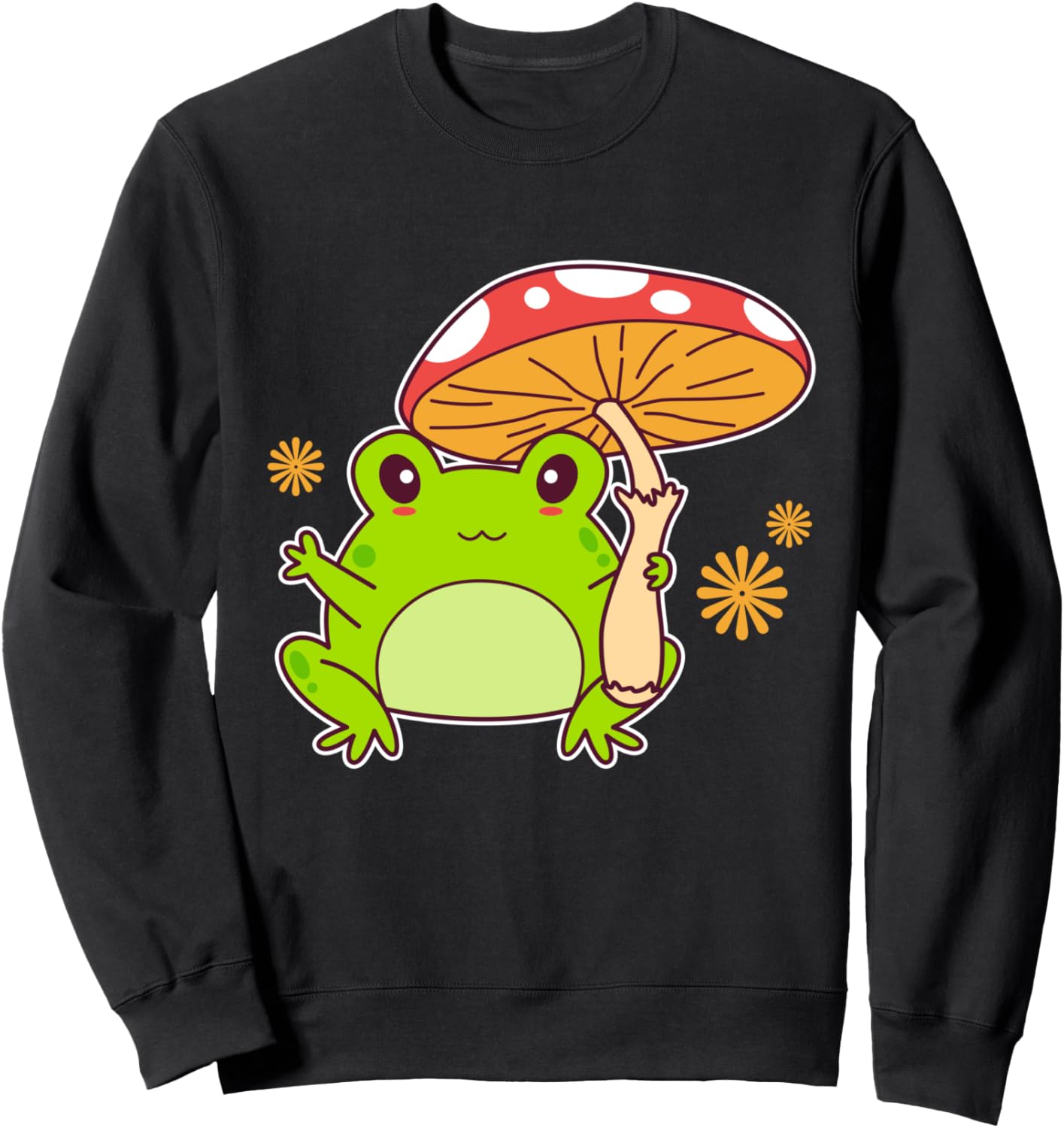 Стильная толстовка в стиле коттеджкор с изображением лягушки и зонтиком из жабы Aesthetic Kawaii Cottage Core Frog, черный
Стильная толстовка в стиле коттеджкор с изображением лягушки и зонтиком из жабы Aesthetic Kawaii Cottage Core Frog, черный