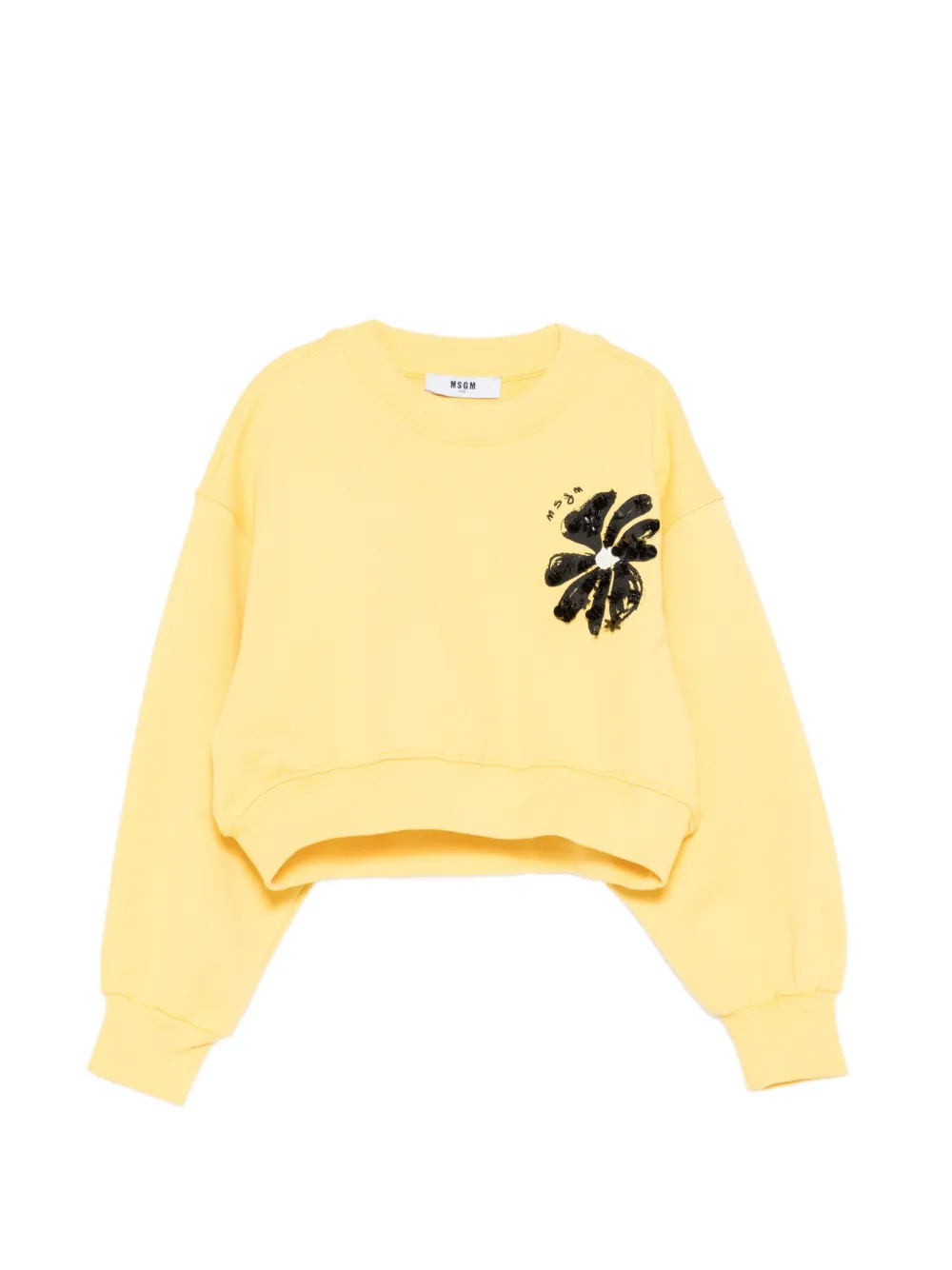 Свободный свитшот с цветочным принтом Msgm Kids, желтый
Свободный свитшот с цветочным принтом Msgm Kids, желтый