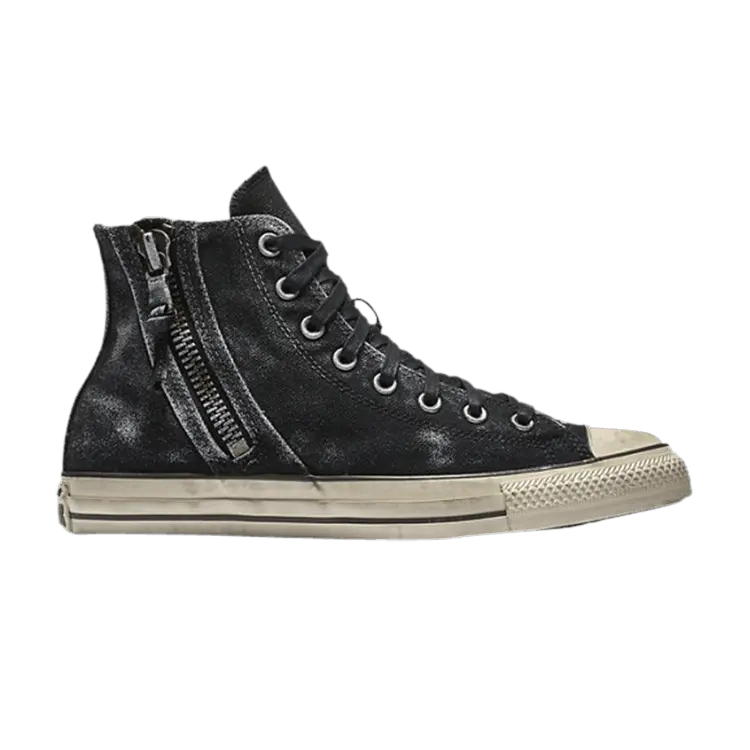 Кроссовки Converse John Varvatos x Chuck Taylor All Star Side Zip High 'Turtledove', черный 
Кроссовки Converse John Varvatos x Chuck Taylor All Star Side Zip High 'Turtledove', черный
