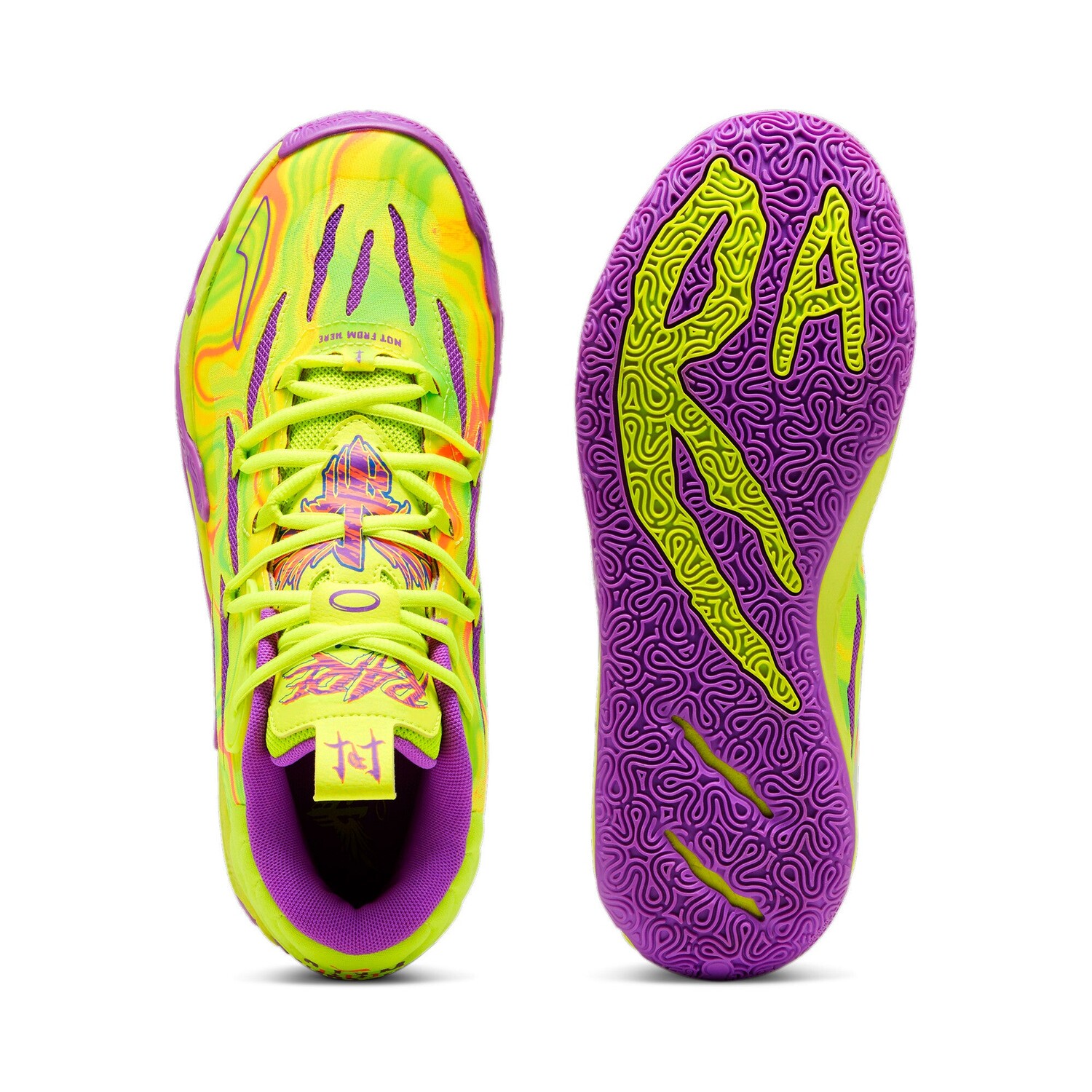 Мужские баскетбольные кроссовки PUMA x LAMELO BALL MB.03 Spark, цвет Safety Yellow/Purple Glimmer
Мужские баскетбольные кроссовки PUMA x LAMELO BALL MB.03 Spark, цвет Safety Yellow/Purple Glimmer