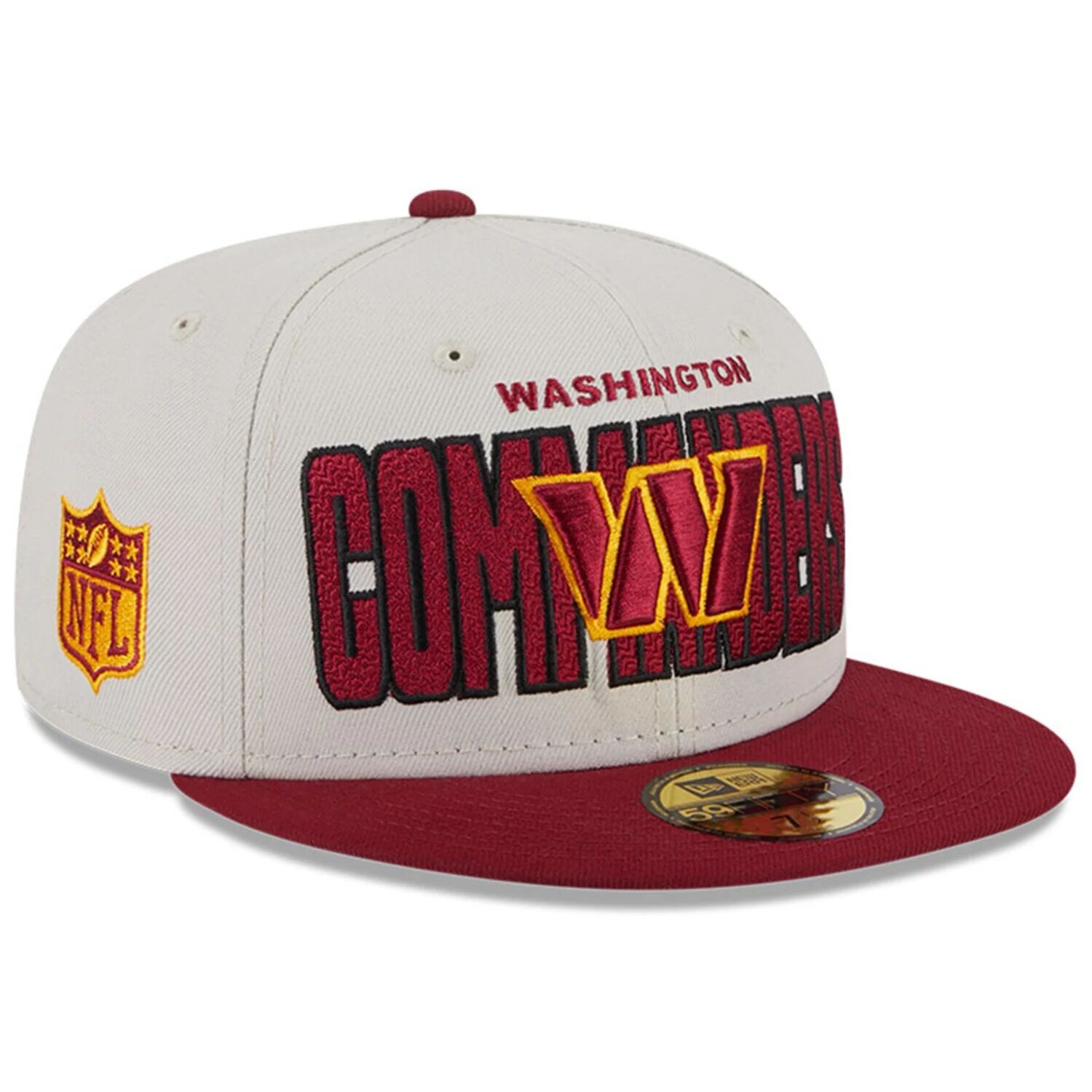 Мужская облегающая шляпа New Era Stone/бордовый Washington Commanders 2023 NFL Draft On Stage 59FIFTY
Мужская облегающая шляпа New Era Stone/бордовый Washington Commanders 2023 NFL Draft On Stage 59FIFTY