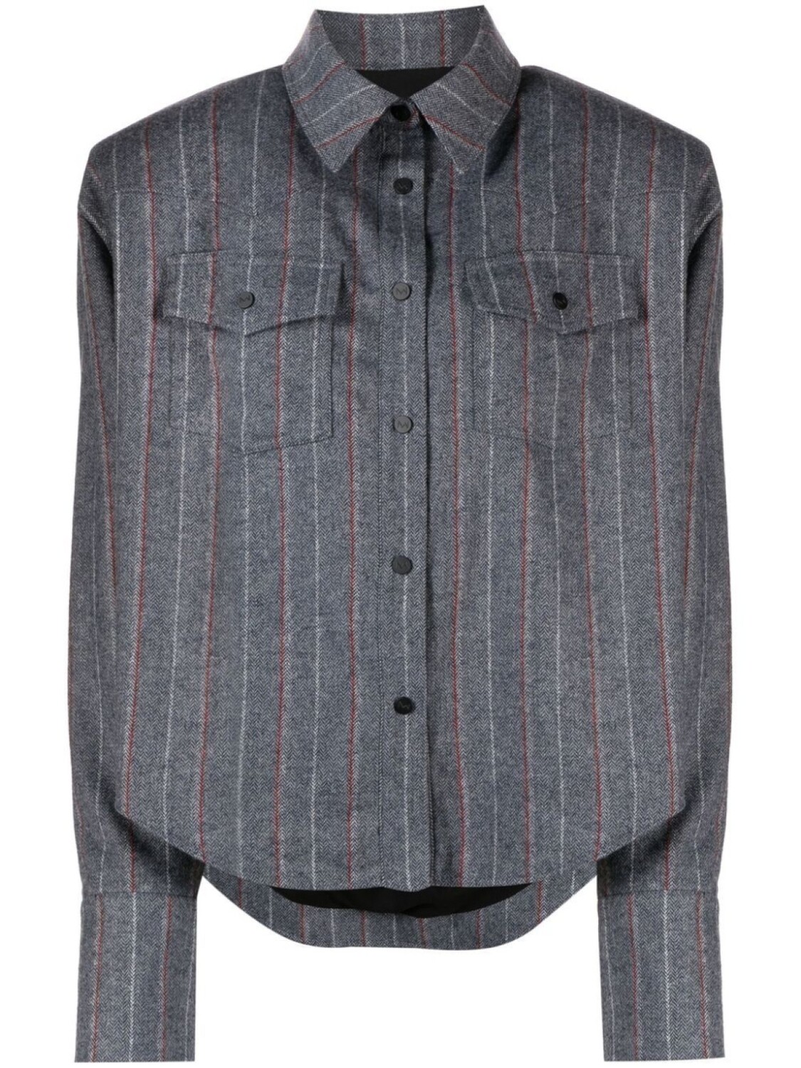 The Mannei рубашка в тонкую полоску на пуговицах, серый
The Mannei рубашка в тонкую полоску на пуговицах, серый