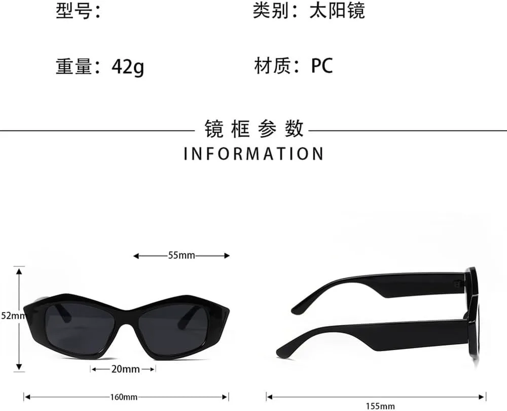 Солнцезащитные очки Polygon для мужчин и женщин, модные очки «кошачий глаз», винтажные солнцезащитные очки, очки с защитой от УФ-излучения UV400 TKKTLLT, Tea Green
Солнцезащитные очки Polygon для мужчин и женщин, модные очки «кошачий глаз», винтажные солнцезащитные очки, очки с защитой от УФ-излучения UV400 TKKTLLT, Tea Green