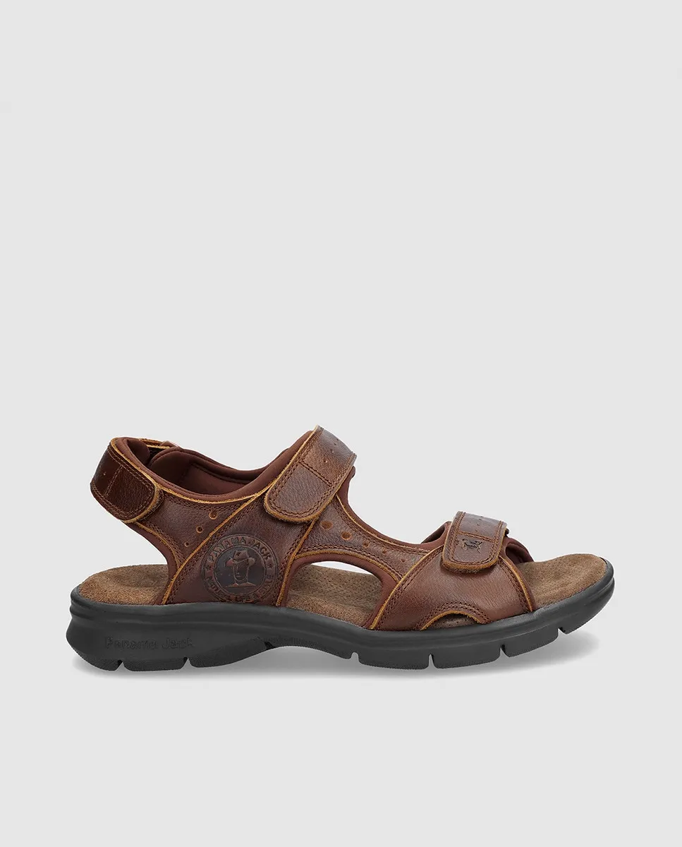 Мужские сандалии из коричневой водонепроницаемой кожи наппа Panama Jack, цвет Cuero
Мужские сандалии из коричневой водонепроницаемой кожи наппа Panama Jack, цвет Cuero