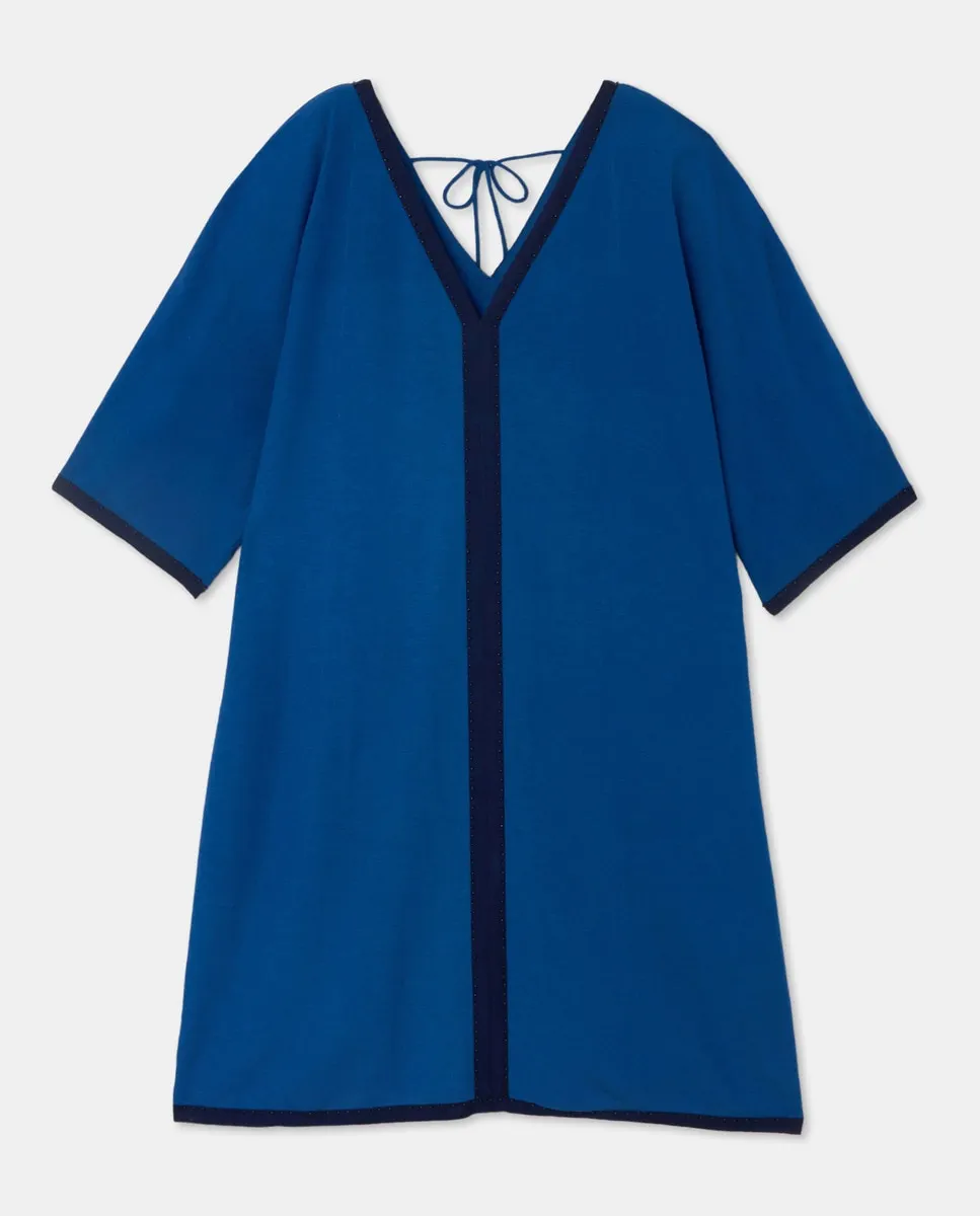 Туника гладкая с вышитыми жемчужинами Latouche, синий
Туника гладкая с вышитыми жемчужинами Latouche, синий