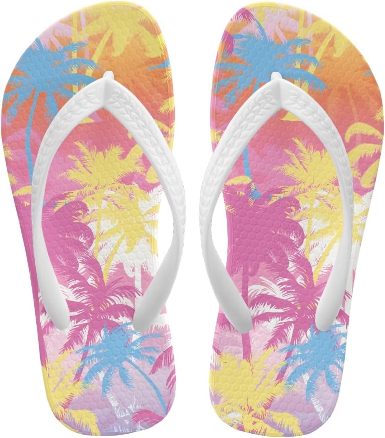 Вьетнамки для девочек, детские шлепанцы, легкие пляжные сандалии, детские летние шлепанцы с противоскользящей подошвой Pynewomyt, Colorful Palm Tree
Вьетнамки для девочек, детские шлепанцы, легкие пляжные сандалии, детские летние шлепанцы с противоскользящей подошвой Pynewomyt, Colorful Palm Tree