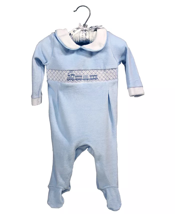 Детский комбинезон на ножку из велюра со сборкой для мальчиков Luxury Smocked Velour Footed Coverall Rock-A-Bye Baby Boutique, синий
Детский комбинезон на ножку из велюра со сборкой для мальчиков Luxury Smocked Velour Footed Coverall Rock-A-Bye Baby Boutique, синий